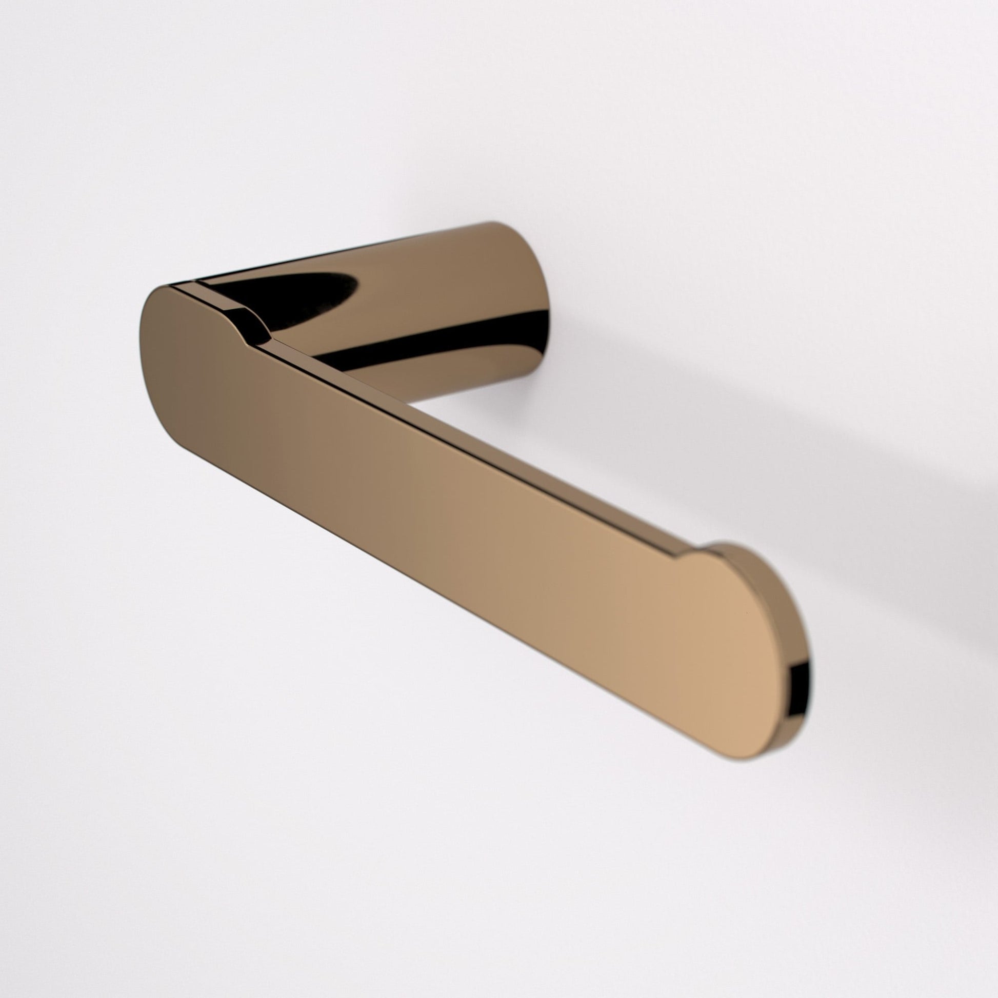 Luxe Rose Gold Toilet Roll Holder