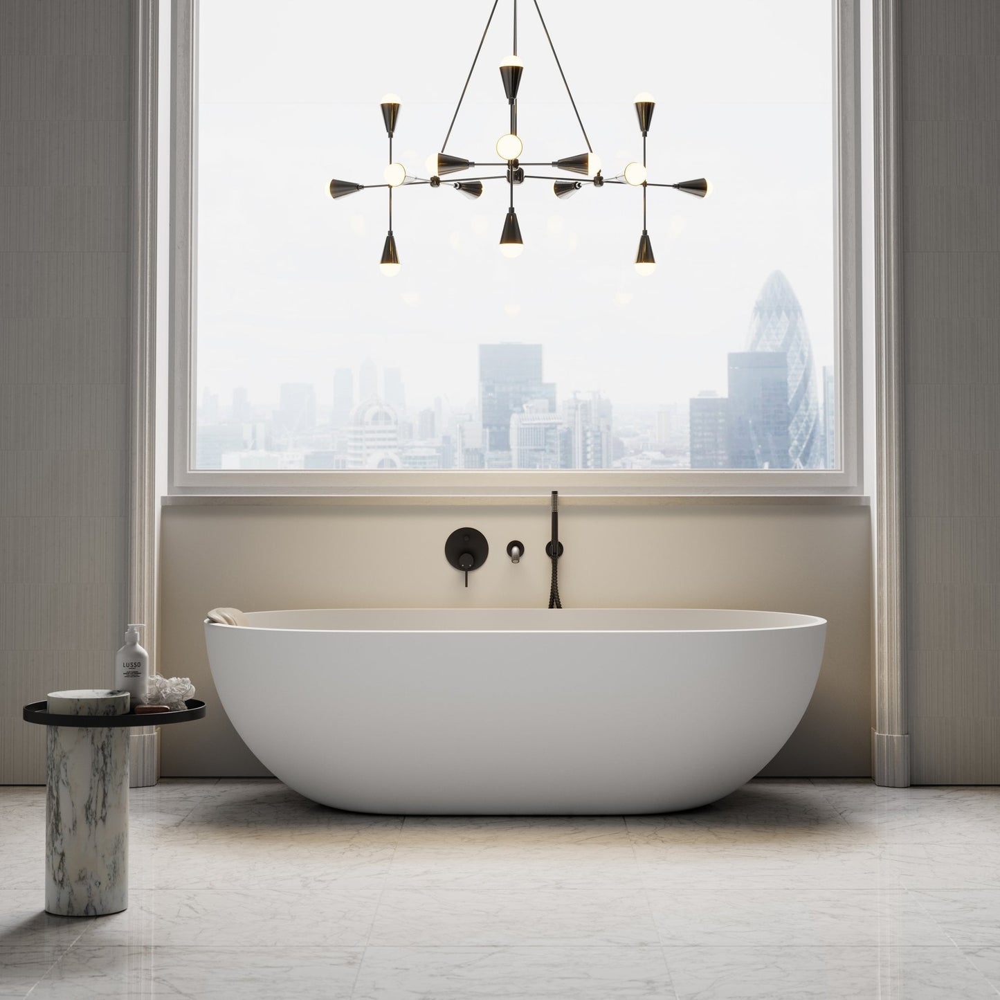 Luxury Soft Beige Bath Headrest Pillow