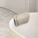 Luxury Soft Beige Bath Headrest Pillow