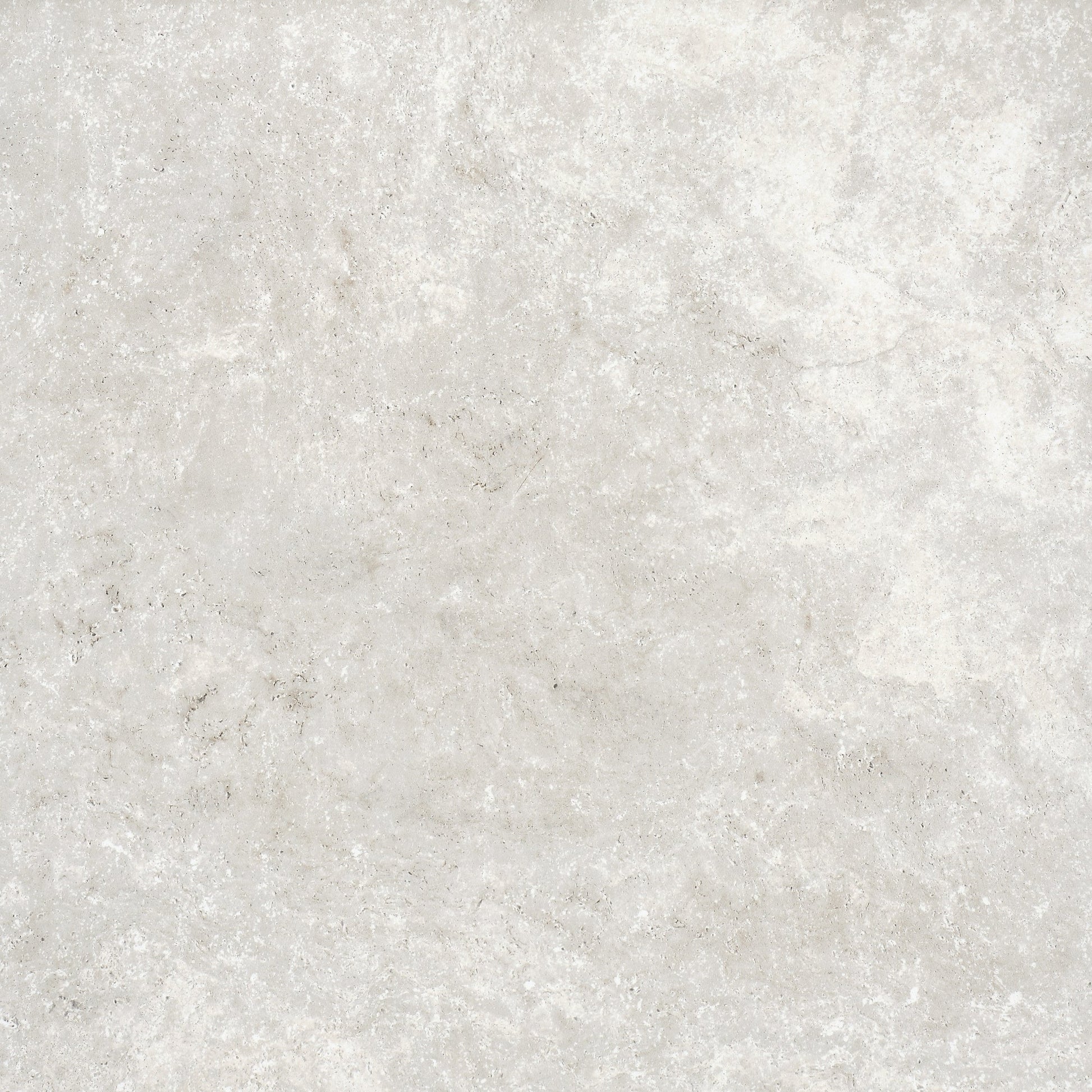 Manzoni White Travertine Porcelain Wall or Floor Tile 600 x 600mm