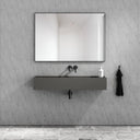 Marmo Clay Wall Hung Double Stone Basin 1200mm