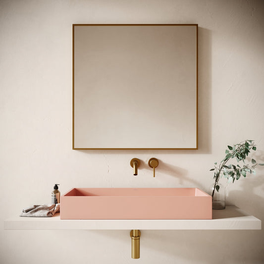 Mattoni Blush Concrete Countertop Basin 800mm