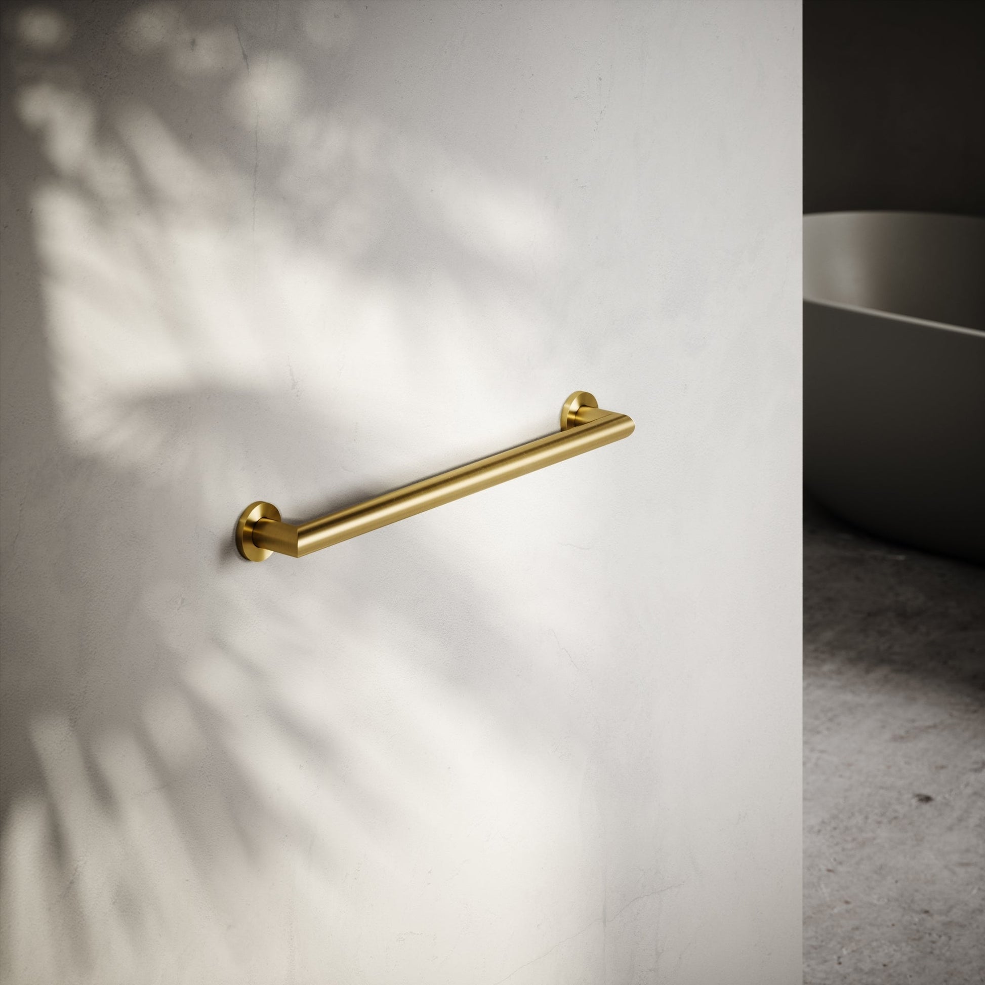 Mayfair Brushed Gold Doc M Grab Rail 600mm