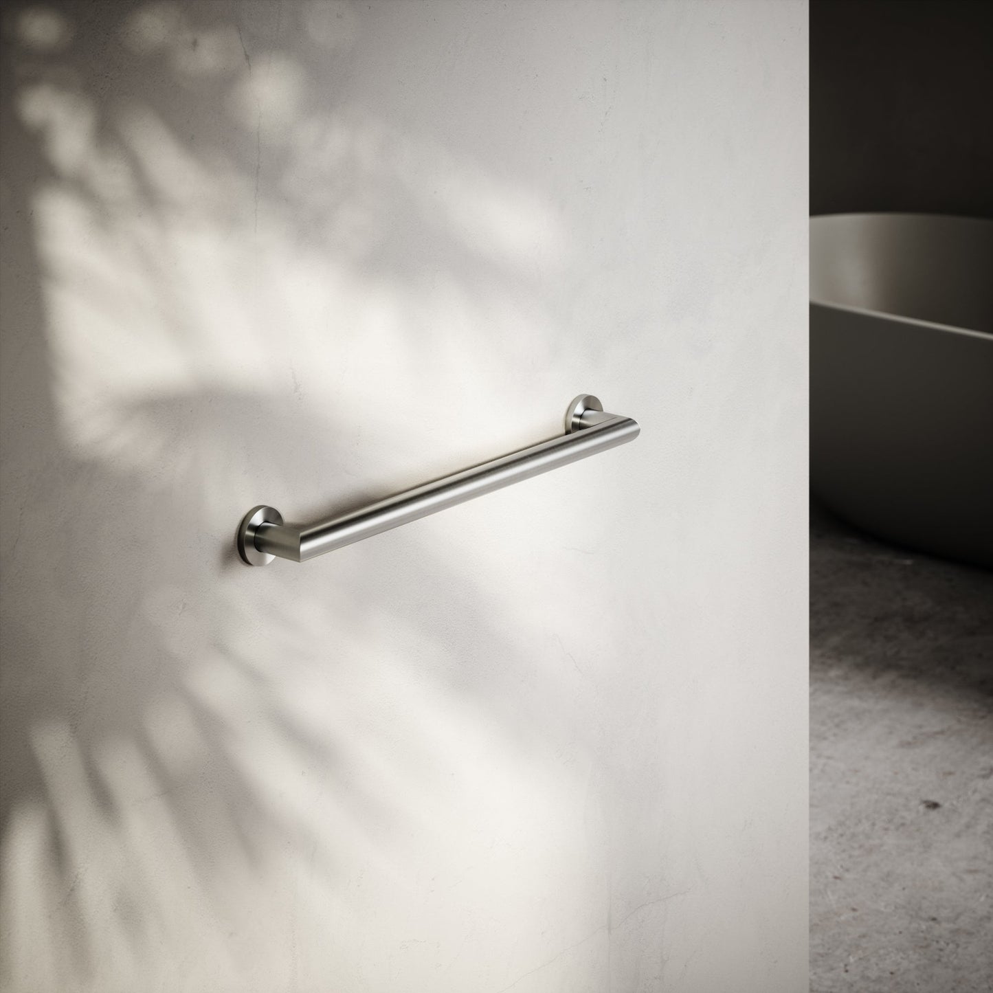 Mayfair Brushed Stainless Doc M Grab Rail 600mm