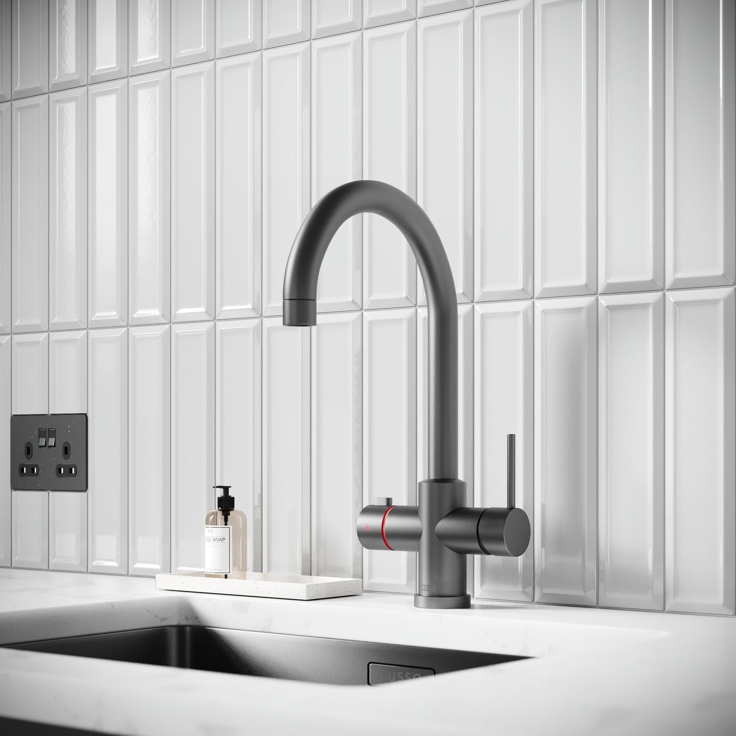 Metro Diamond White Glazed Porcelain Bevelled Wall Tile