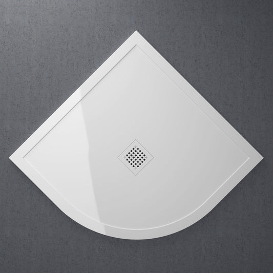 Modern Quadrant Stone Low Profile Polished Shower Tray