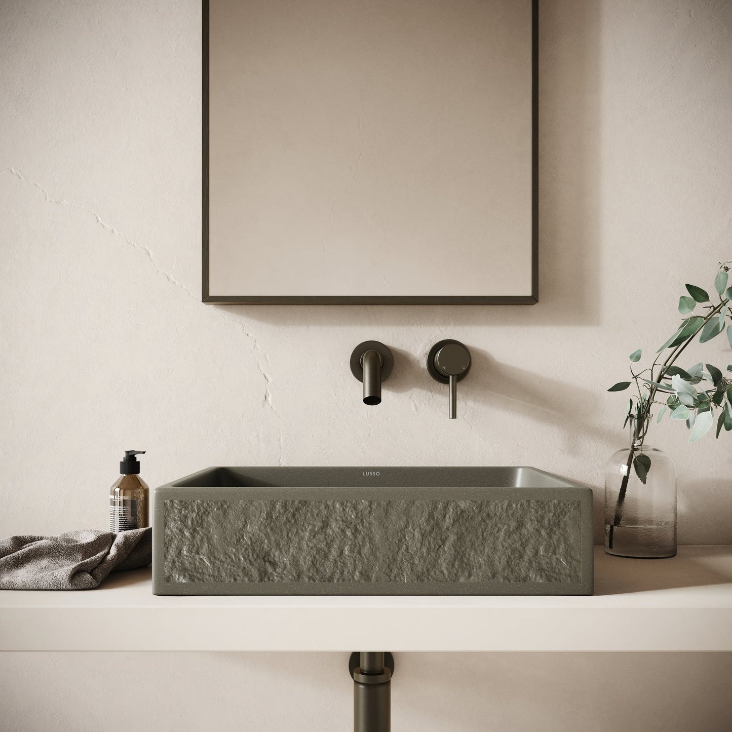 Modifica Oyster Concrete Countertop Basin 496mm