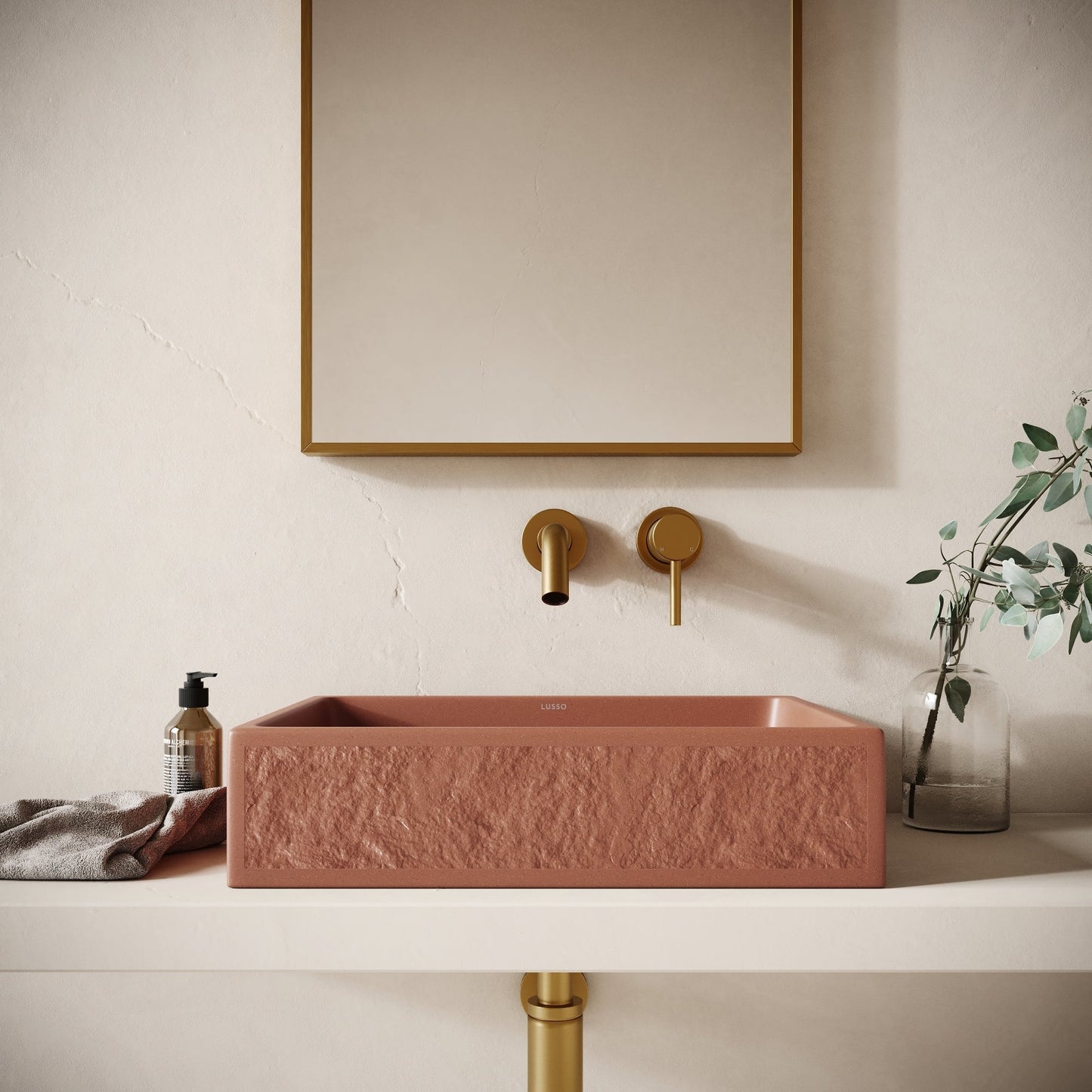 Modifica Terracotta Concrete Countertop Basin 496mm