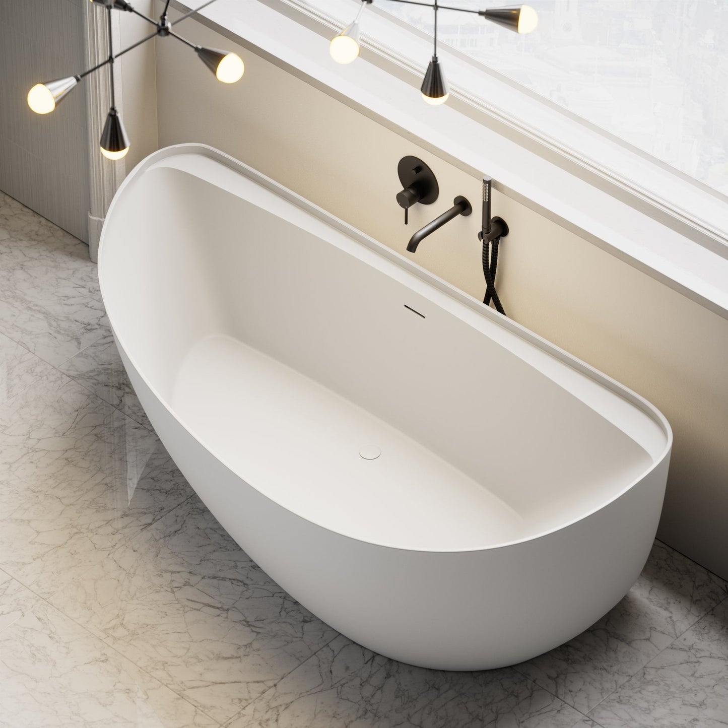 Nilo Freestanding Stone Bath 1700mm