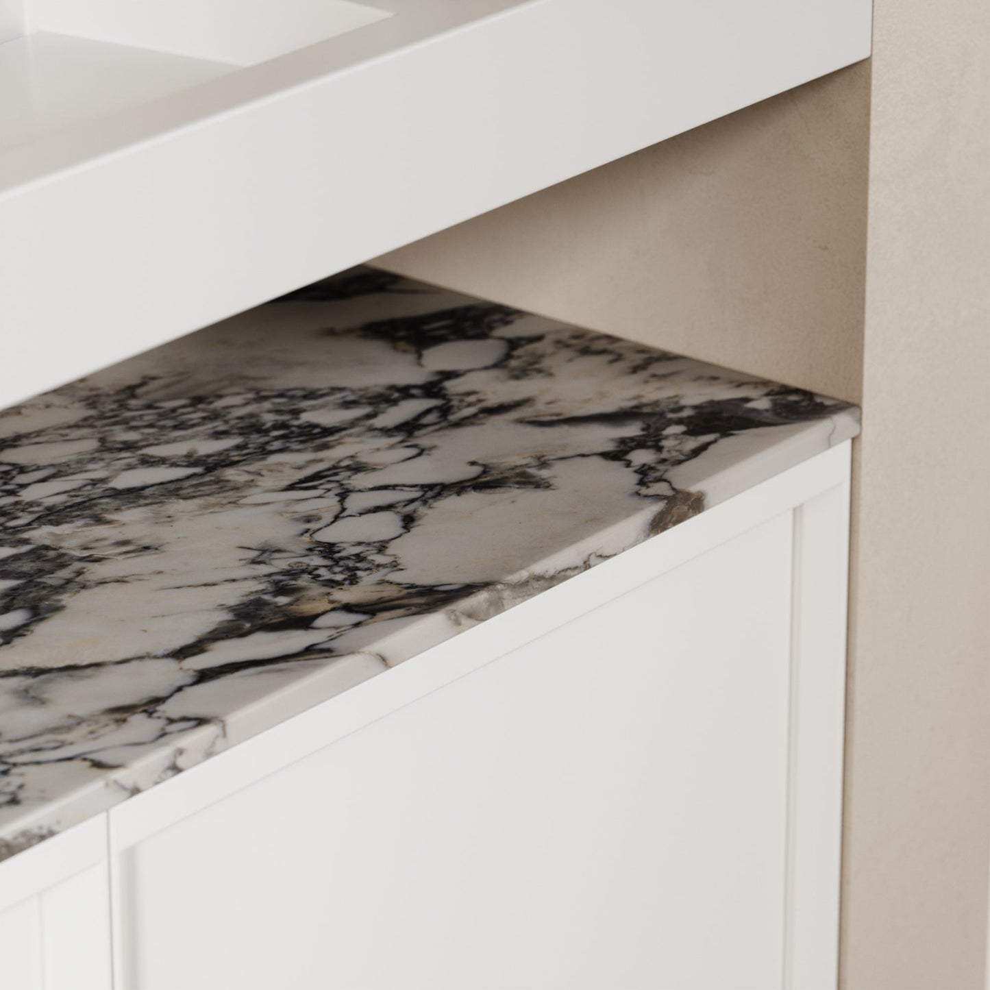 Palermo Matte White Vanity Unit 1200mm