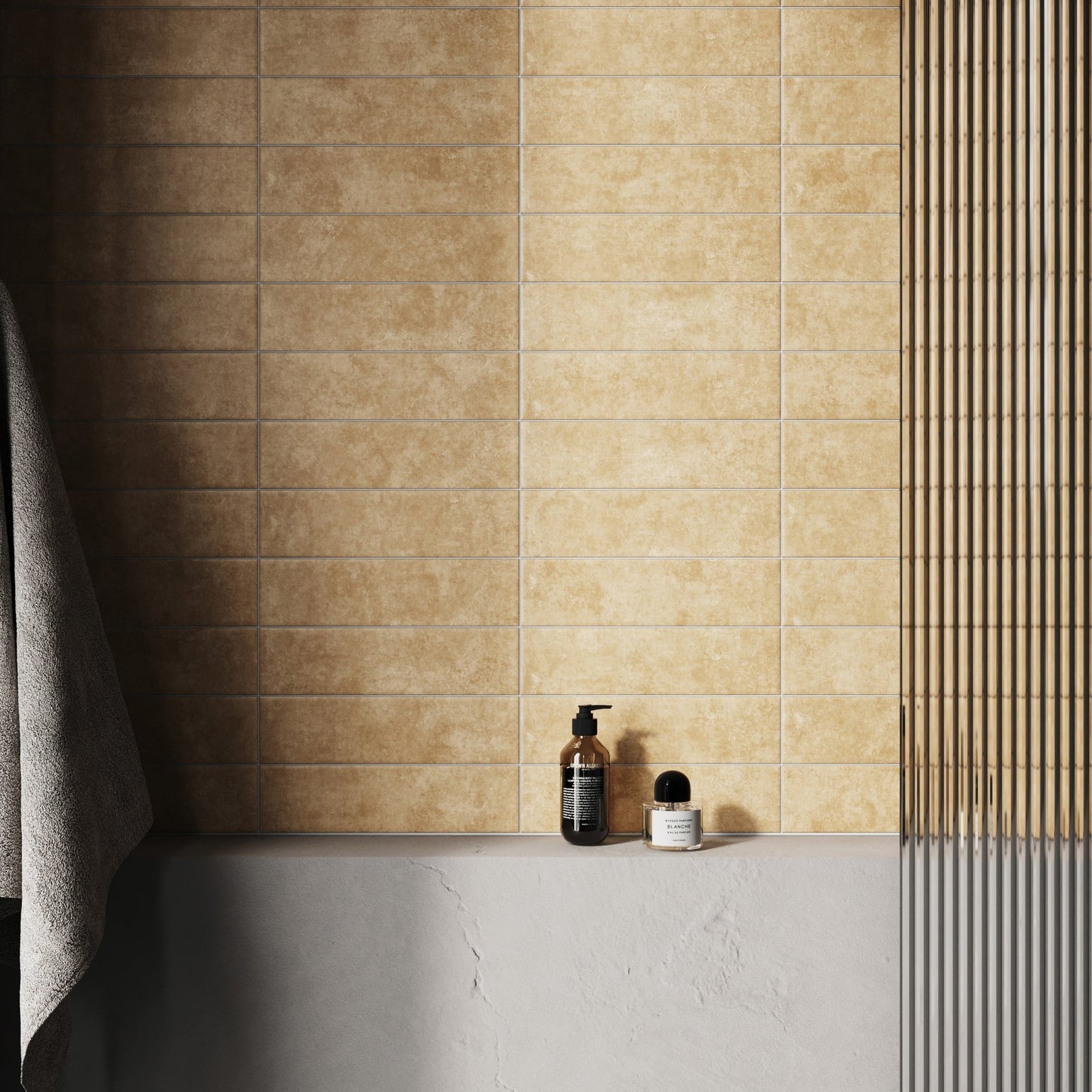 Palma Apricot Bliss Matte Porcelain Brick Wall Tile