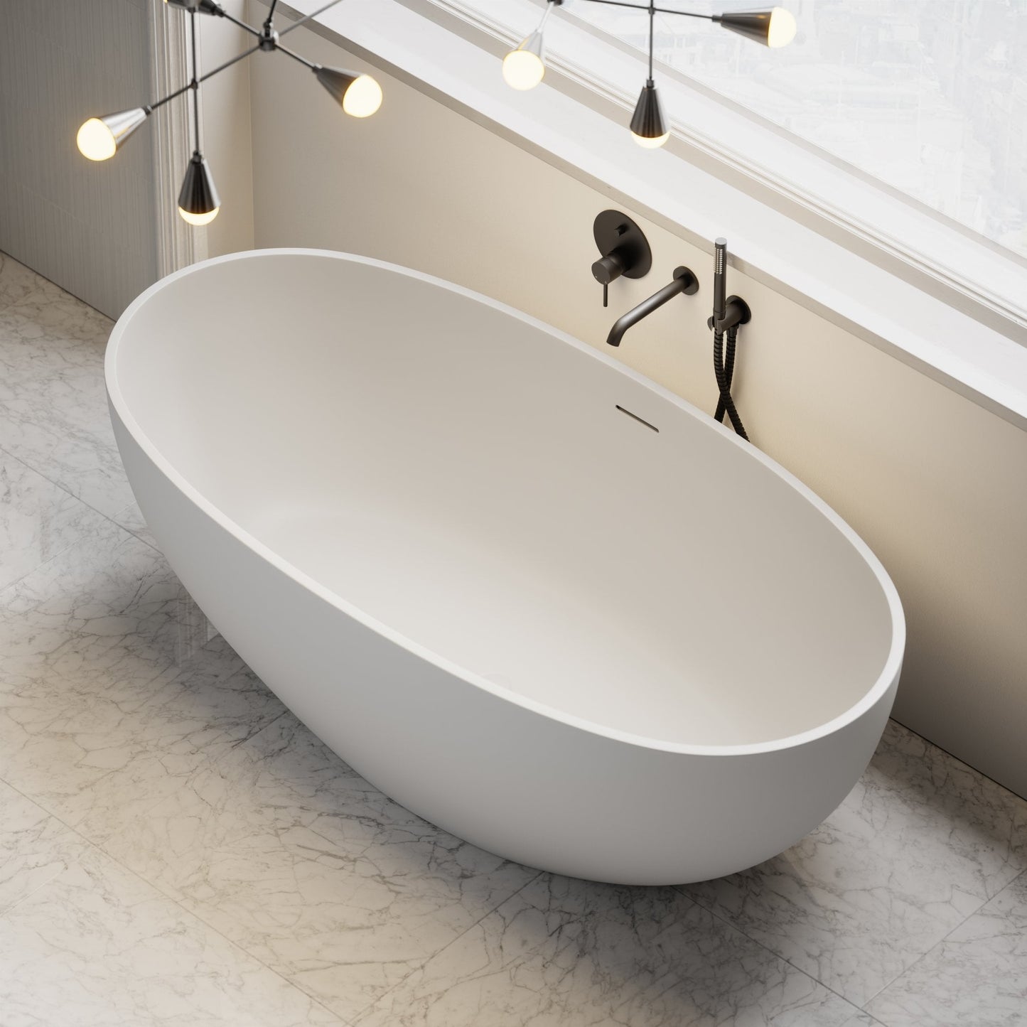 Picasso Freestanding Stone Bath 1650mm