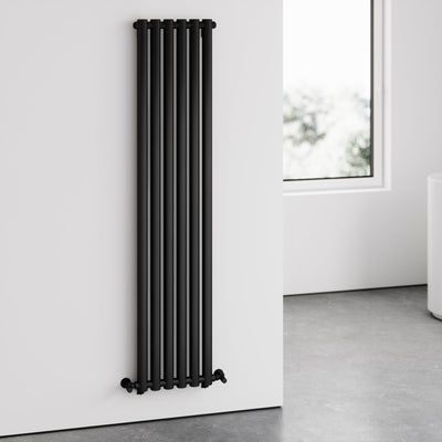 Piolo Matte Black Designer Radiator