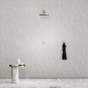 Porto Shower System (Brushed Gold & Carrara Marble)