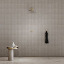 Porto Shower System (Brushed Gold & Crema Marfil Marble)