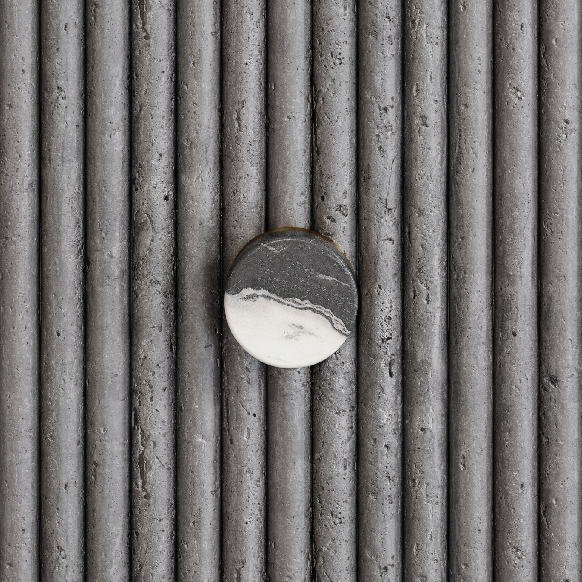 Porto Shower System (Brushed Gold & Panda Marble)