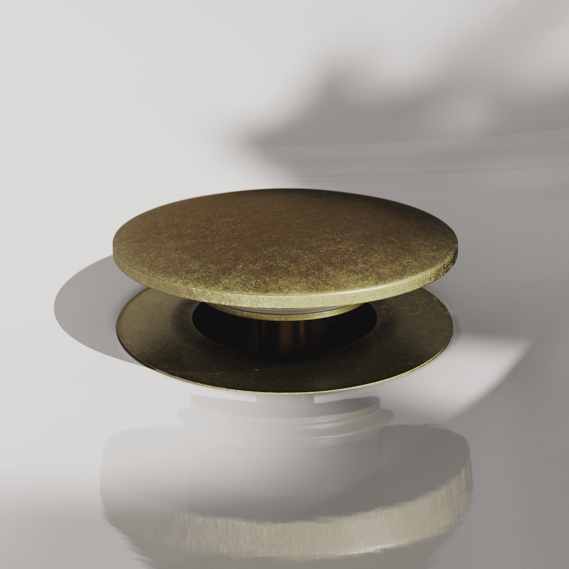 Luxe Aged Bronze Unslotted Click Clack Basin Waste