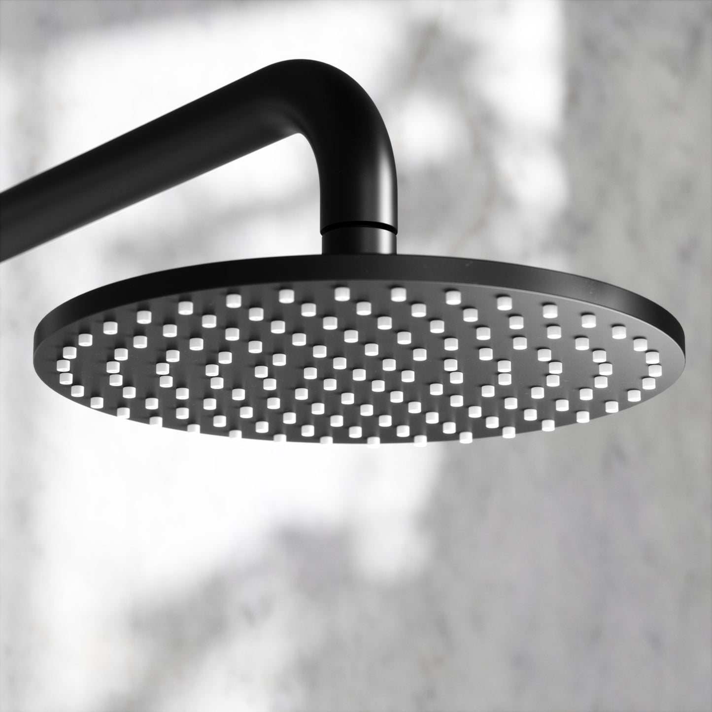 Regal Matte Black Crosshead Thermostatic 3-Way Mixer Shower System