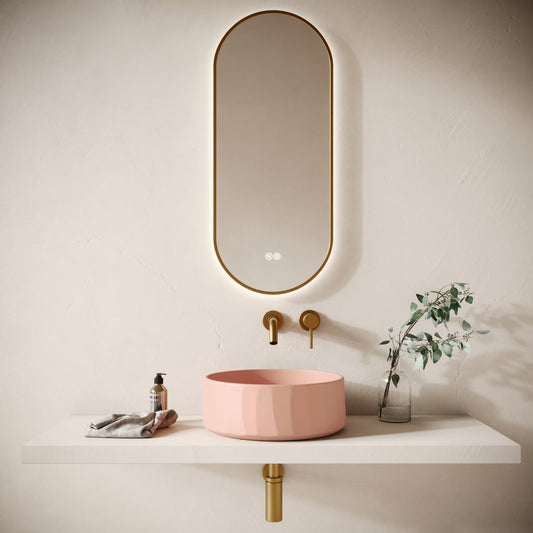Scolpire Blush Concrete Countertop Basin 420mm