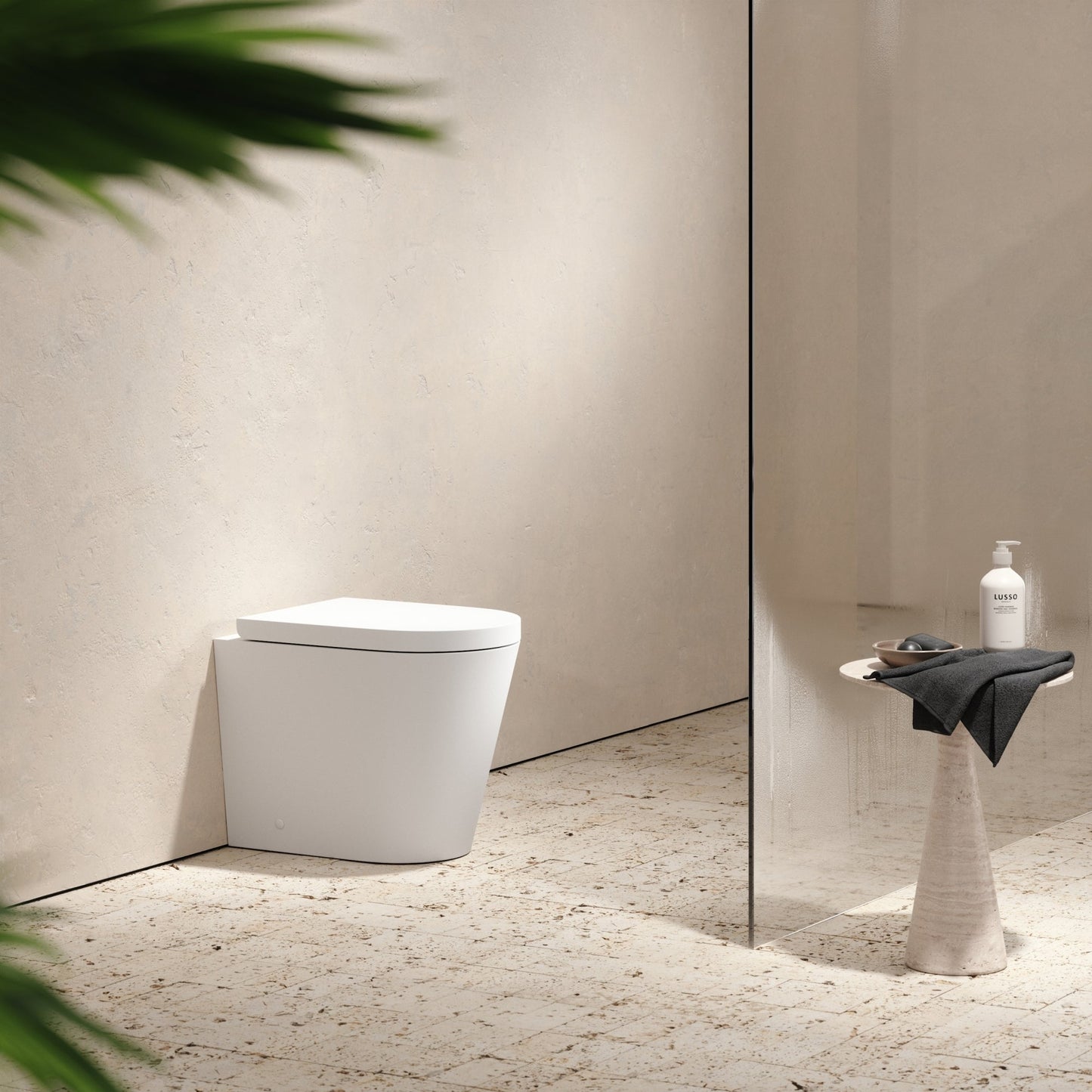 Senza Back To Wall Rimless Toilet & Soft Close Seat