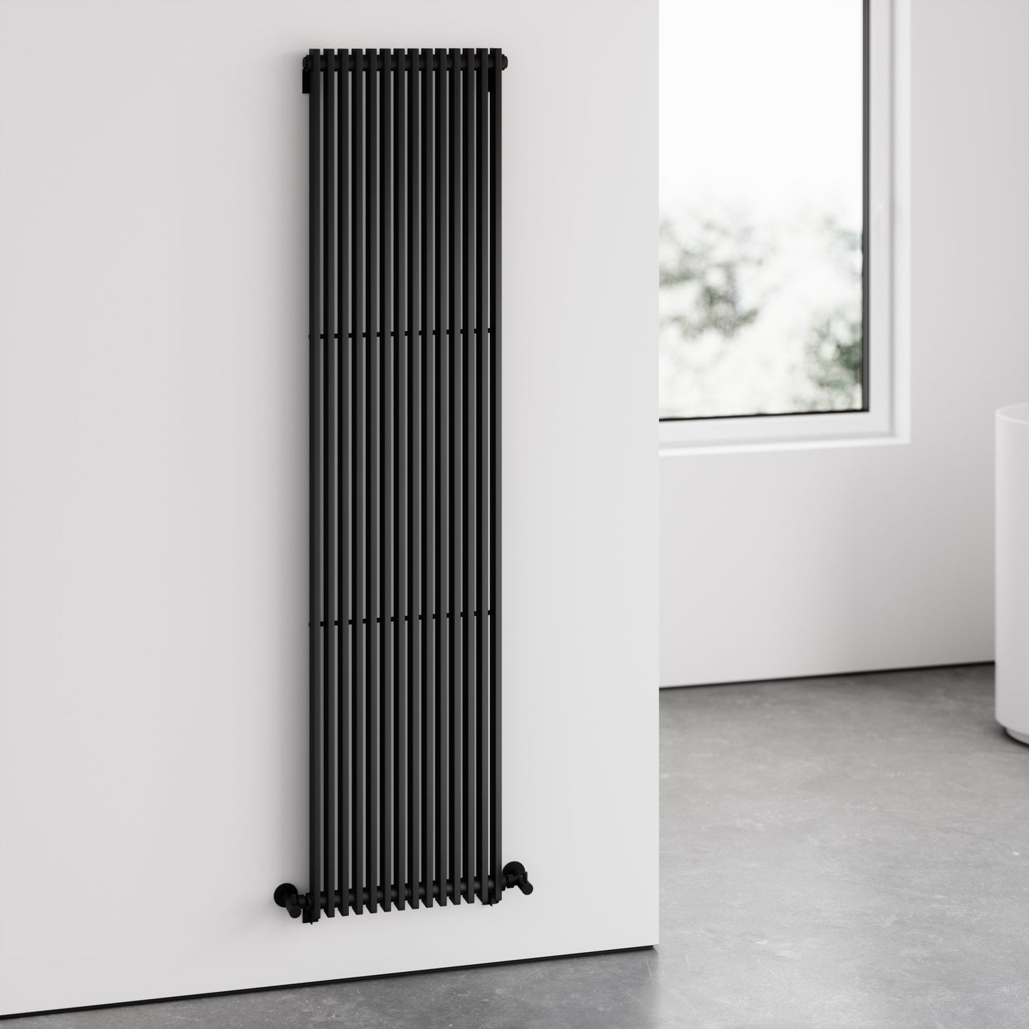 Shadow Matte Black Designer Radiator