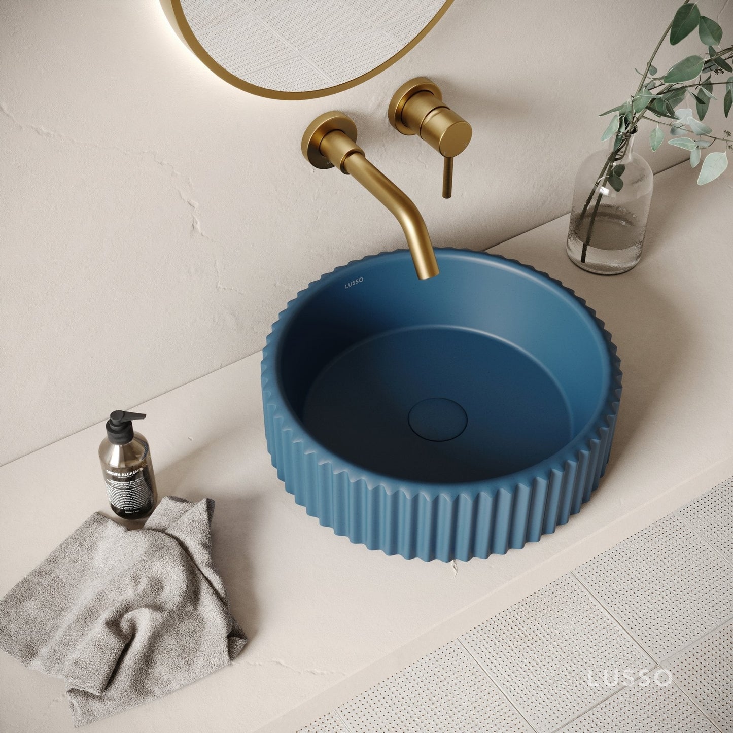 Solco Azure Concrete Countertop Basin 400mm