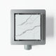 Square Brushed Stainless Tileable Wet Room Waste Kit