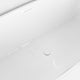 Stone Bath Waste Polished White