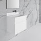 Stone Matte White Upstand Splashback 400mm