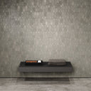 Stone Wall Hung Towel Shelf (1000mm Wide - Charcoal)