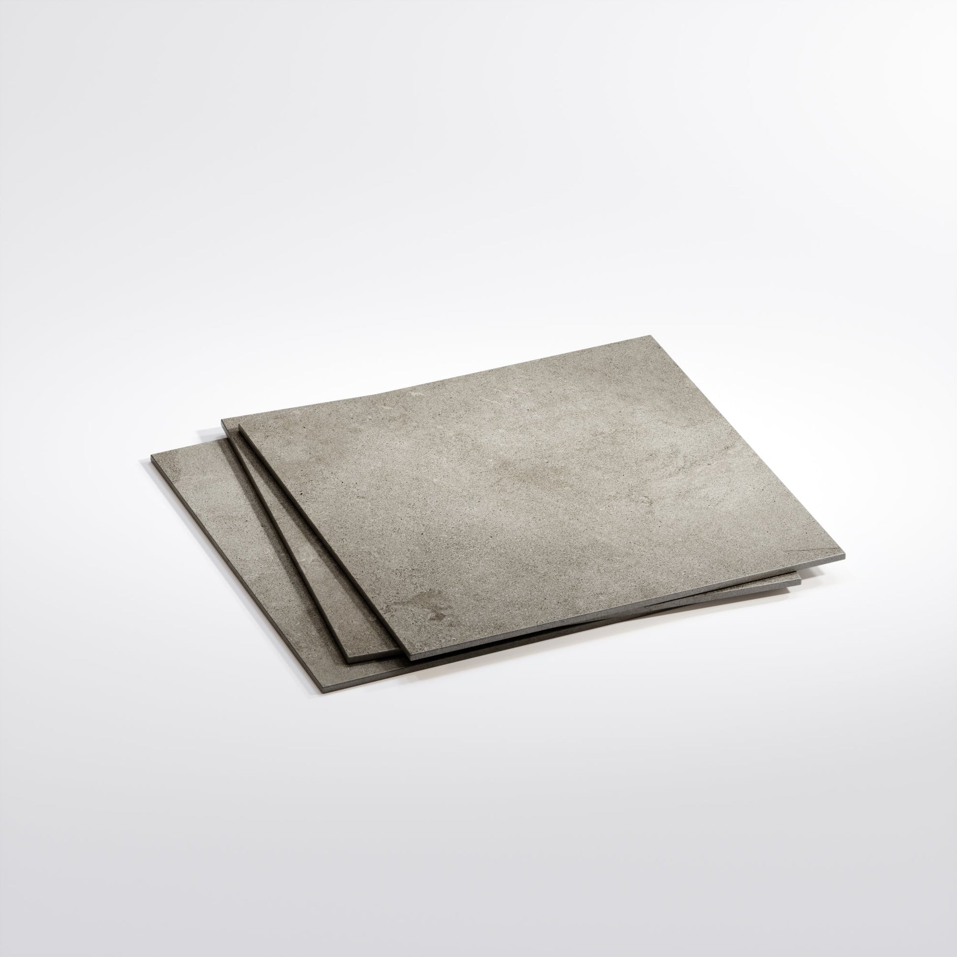 Torino Taupe True Limestone Porcelain Wall or Floor Tile 600 x 600mm