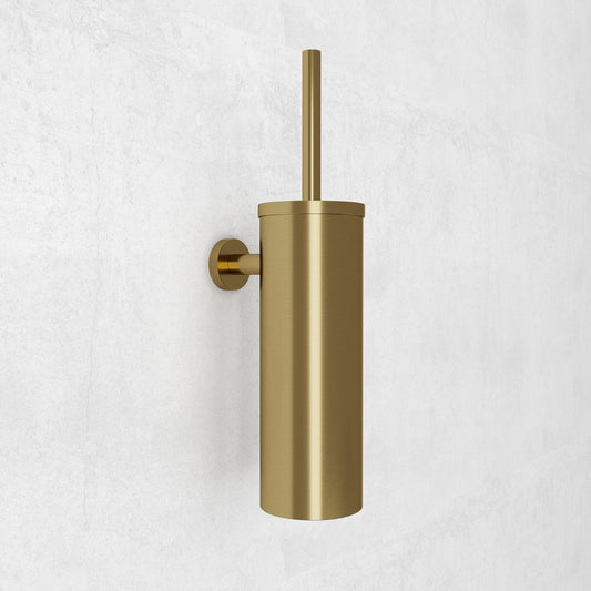 Urban Brushed Gold Wall Mounted Toilet Brush