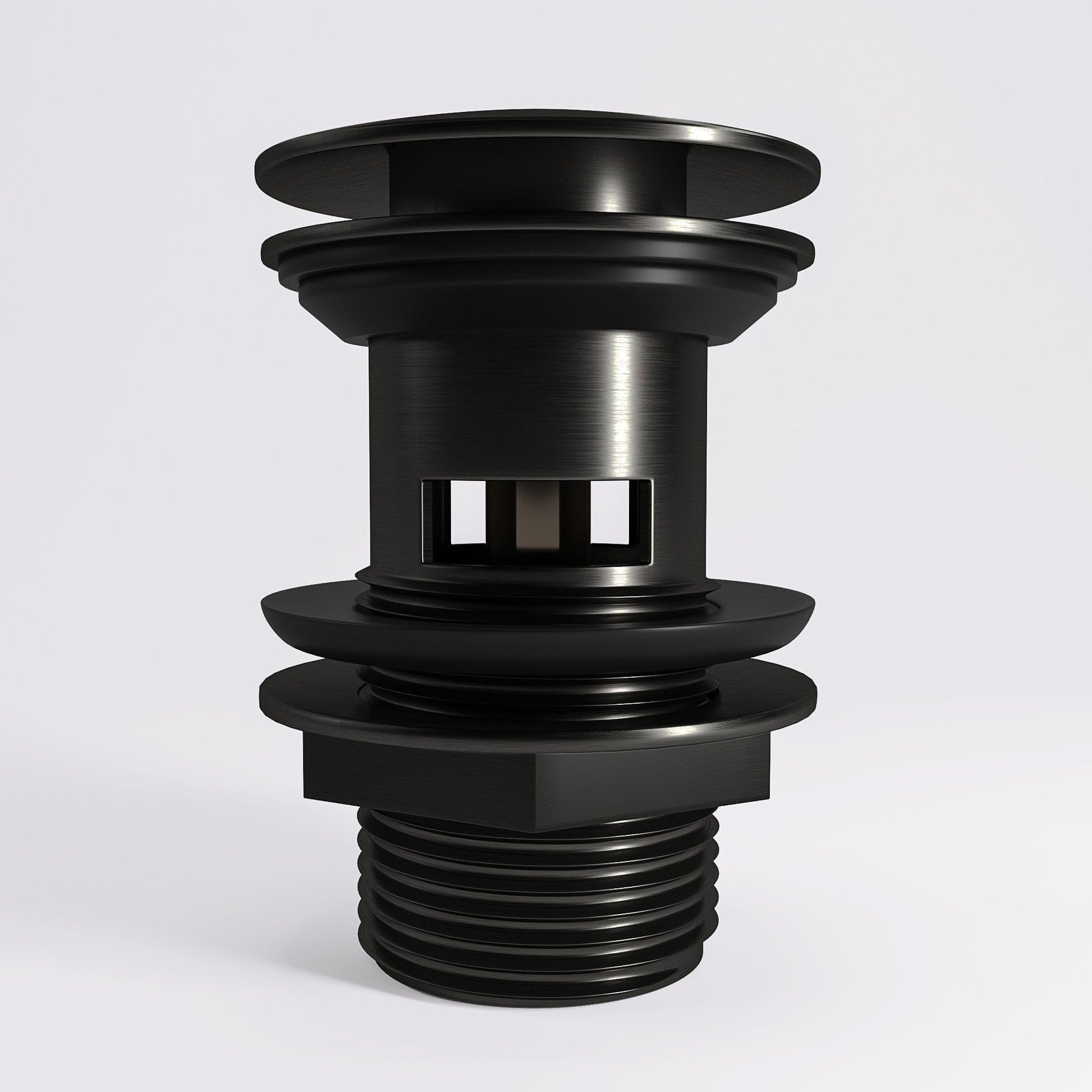 Urban Gunmetal Black Slotted Click Clack Basin Waste