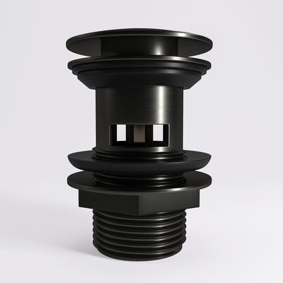 Urban Gunmetal Black Slotted Click Clack Basin Waste