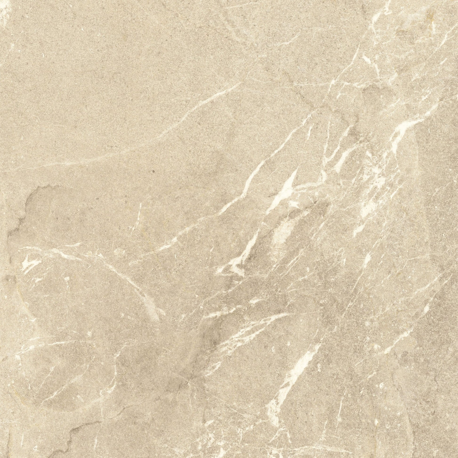 Vittorio Beige Limestone Porcelain Wall or Floor Tile 600 x 600mm