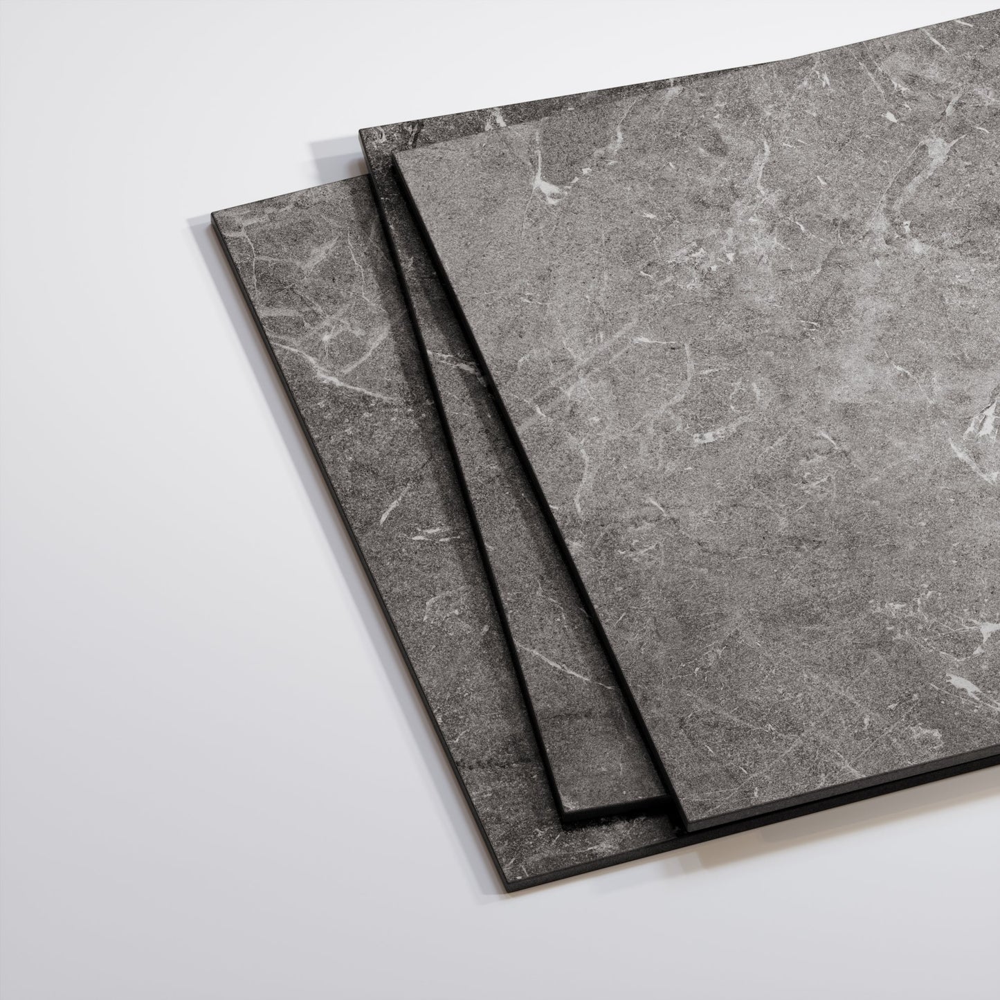 Vittorio Grigio Limestone Porcelain Wall or Floor Tile 600 x 600mm
