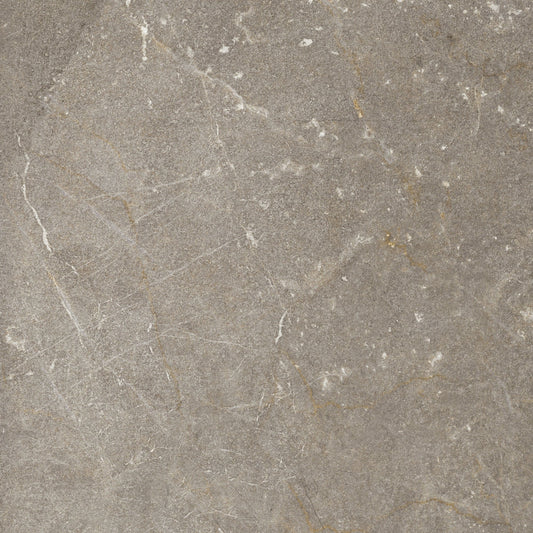 Vittorio Taupe Limestone Porcelain Wall or Floor Tile 600 x 600mm
