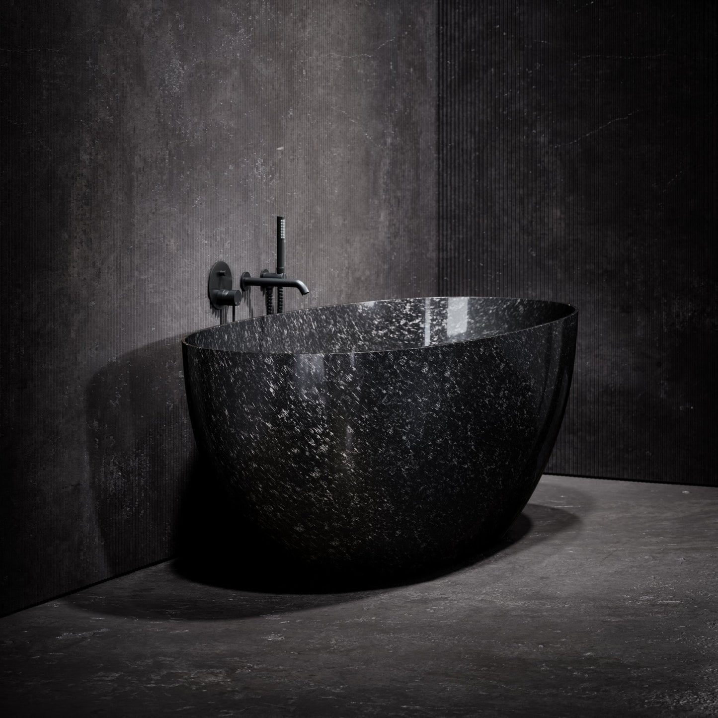 Vivere Forged Carbon Fibre Freestanding Bath 1700mm