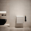 Volini Matte Cappuccino Vanity Unit with Stone Countertop 600mm