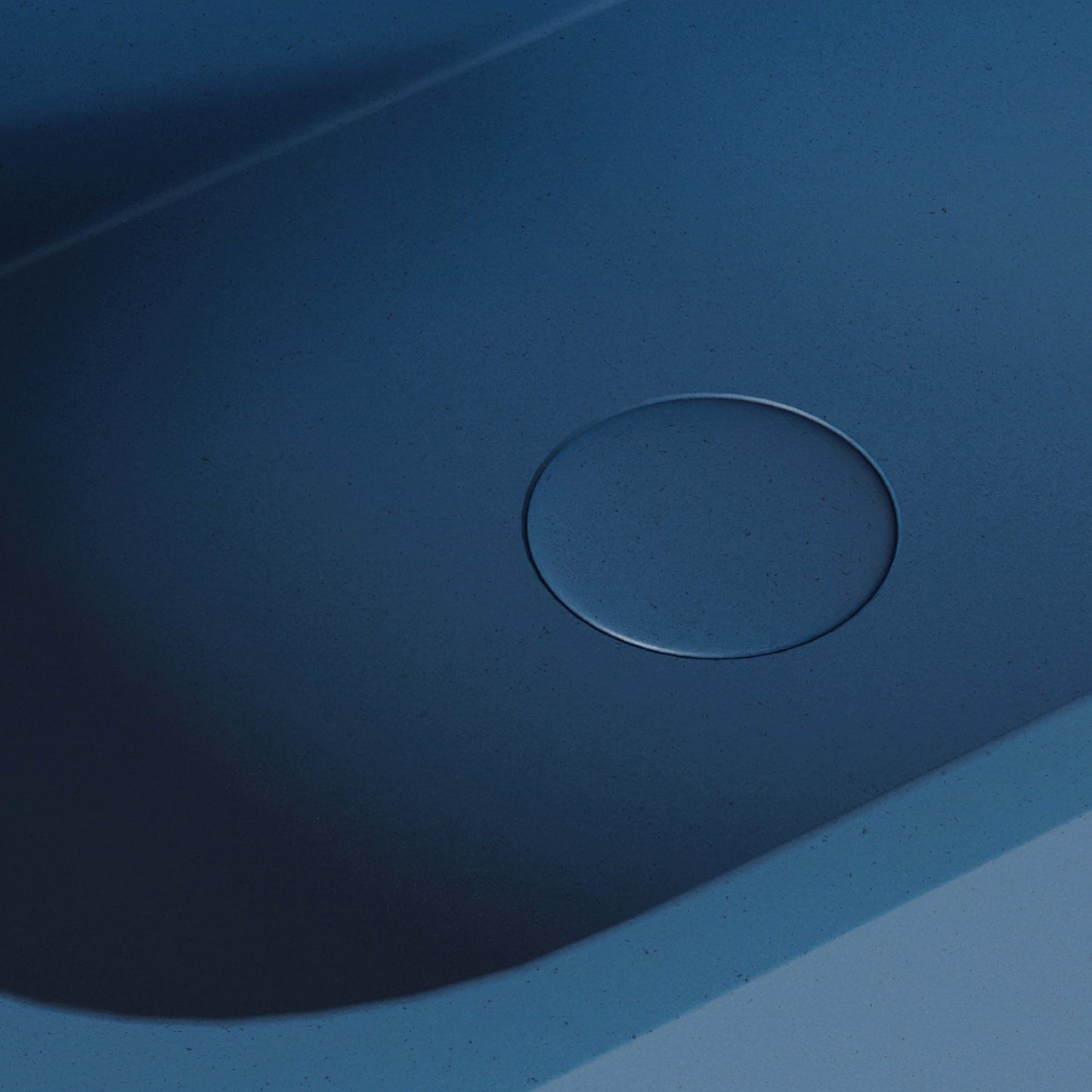 Voluto Azure Concrete Wall Hung Basin 650mm