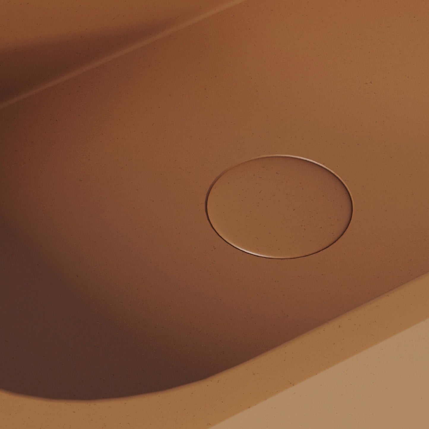 Voluto Sienna Concrete Wall Hung Basin 650mm