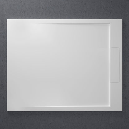 Designo Brushed Stainless Complete Walk In Shower Enclosure - KIT A - All Sizes