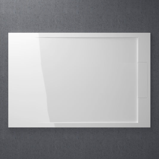 Portofino Brushed Bronze Reversible Shower Enclosure - 1200 x 800mm