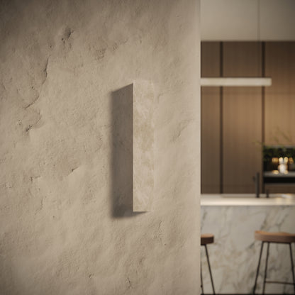 Ardesia Alabaster IP44 LED Square Wall Sconce Light 500mm