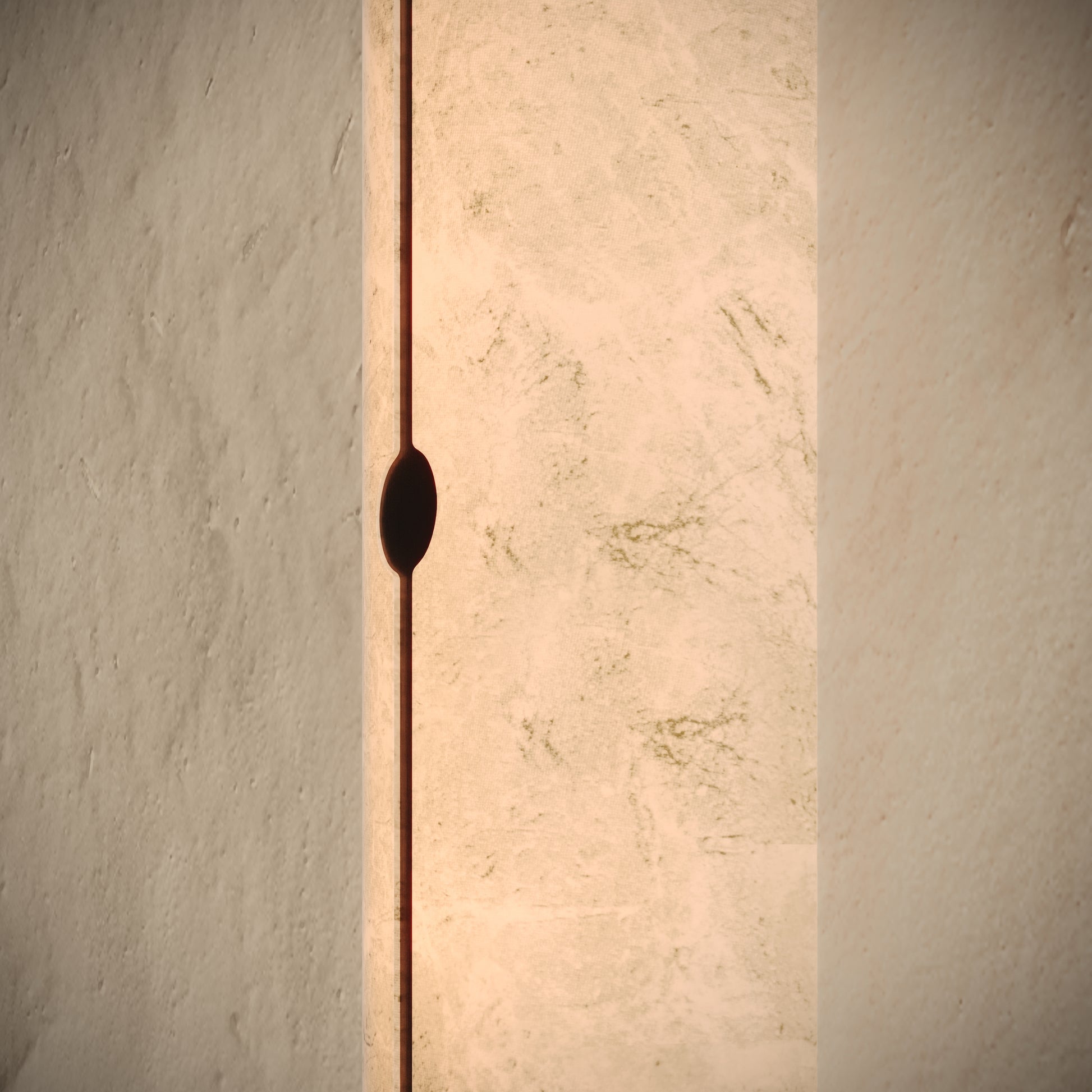 Illumia Alabaster IP44 LED Wall Sconce Light Deep Bronze 450mm
