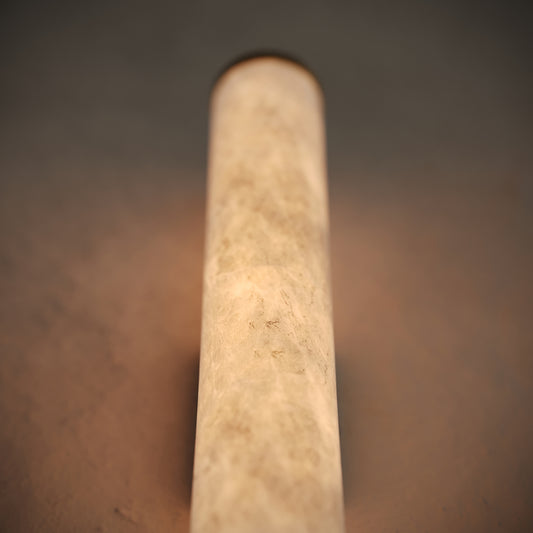 Alabastro Alabaster LED Wall Sconce Light With Brushed Gold Fittings 400mm