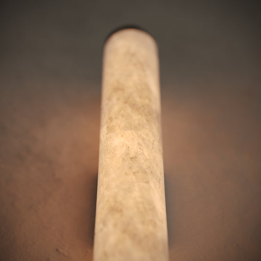 Alabastro Alabaster LED Wall Sconce Light With Deep Bronze Fittings 400mm