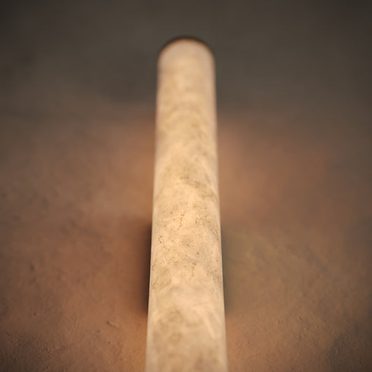 Alabastro Alabaster LED Wall Sconce Light with Brushed Gold Fittings 600mm