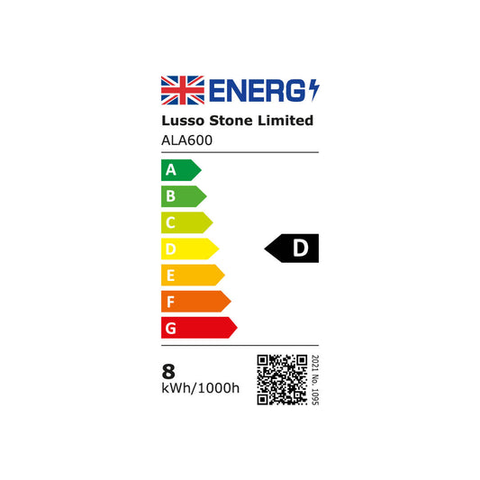 Alabastro Alabaster LED Wall Sconce Light with Brushed Gold Fittings 600mm