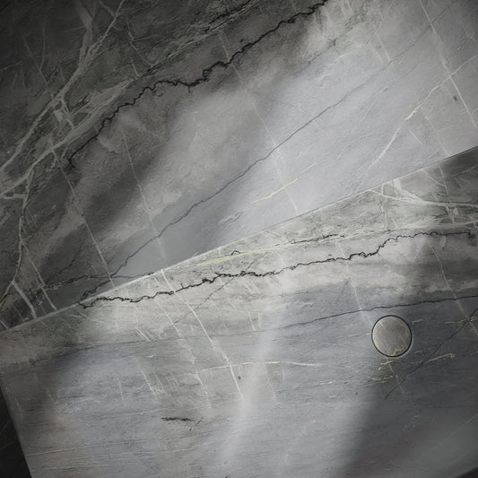 Levitare Amazon Blue Marble Ultra Thin Wall Mounted Basin 1000mm